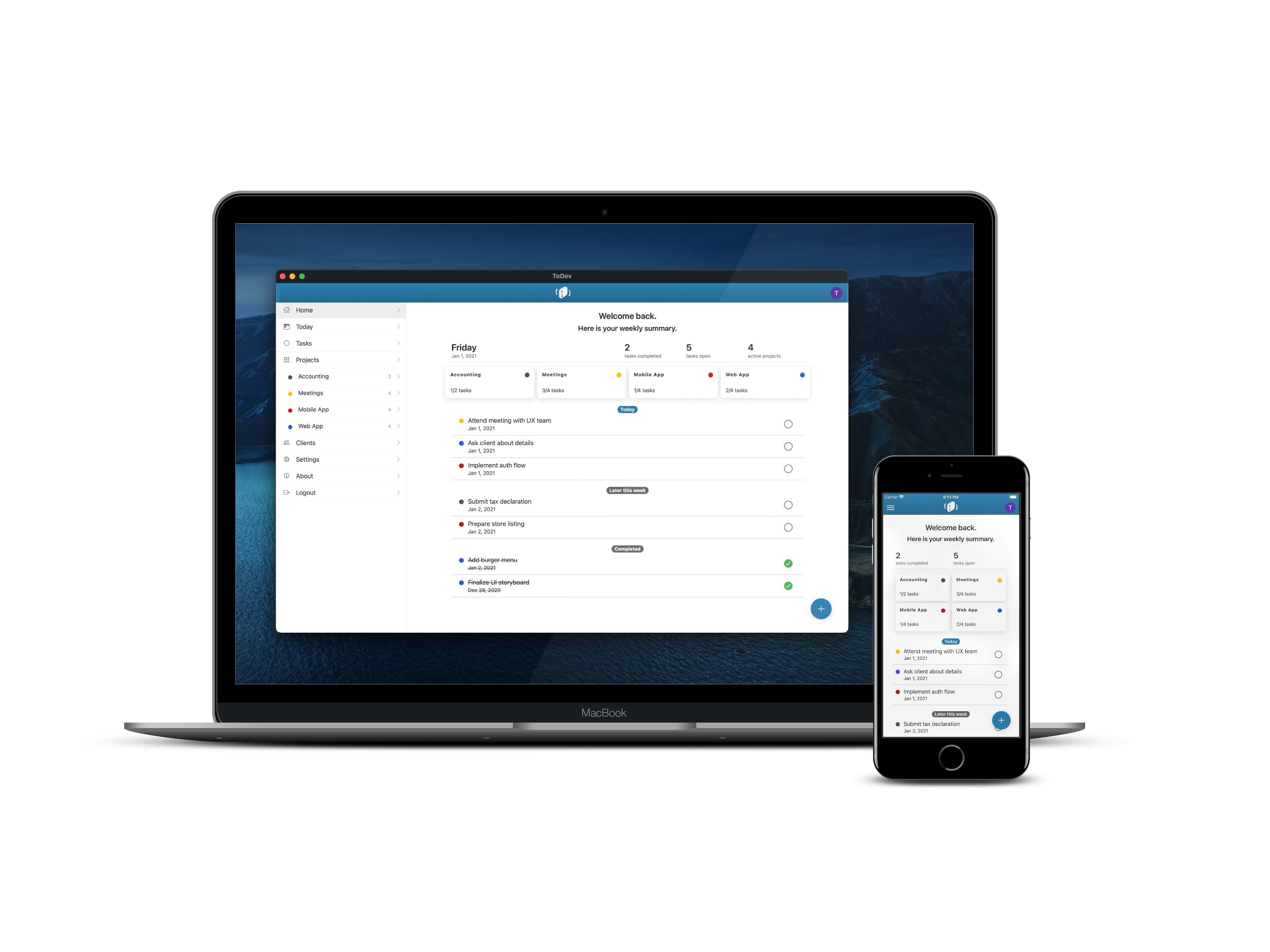 Synced across devices
